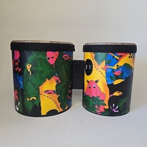 Remo Rain Forest Kids Fiberskyn 3 Percussion Bongo Drum 5"-6"